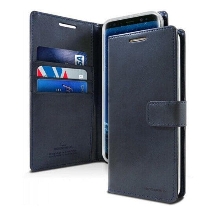 Mercury Blue Moon Diary Samsung Galaxy S8 Plus Case - Black