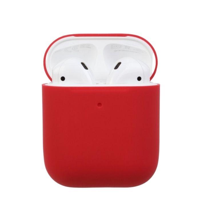 Airpods 1/2 Soft Silicone Case - Red