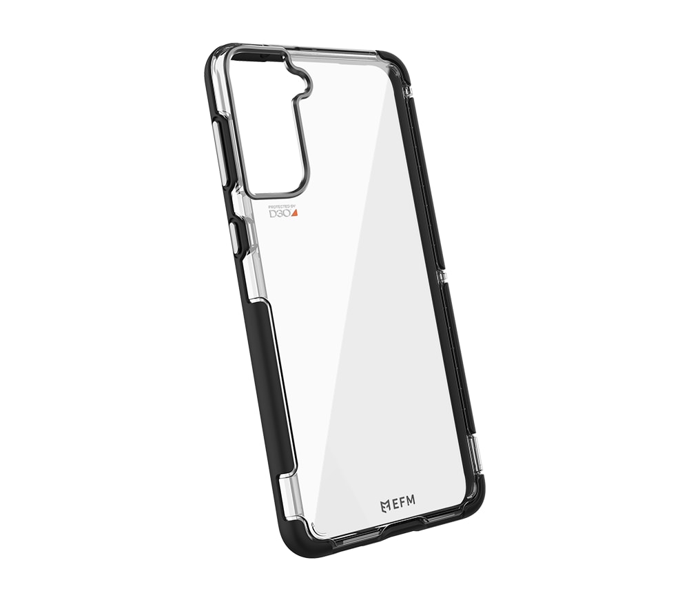 EFM Cayman Case Armour with D3O Signal Plus - For Samsung Galaxy S21+ 5G - Black/Space Grey
