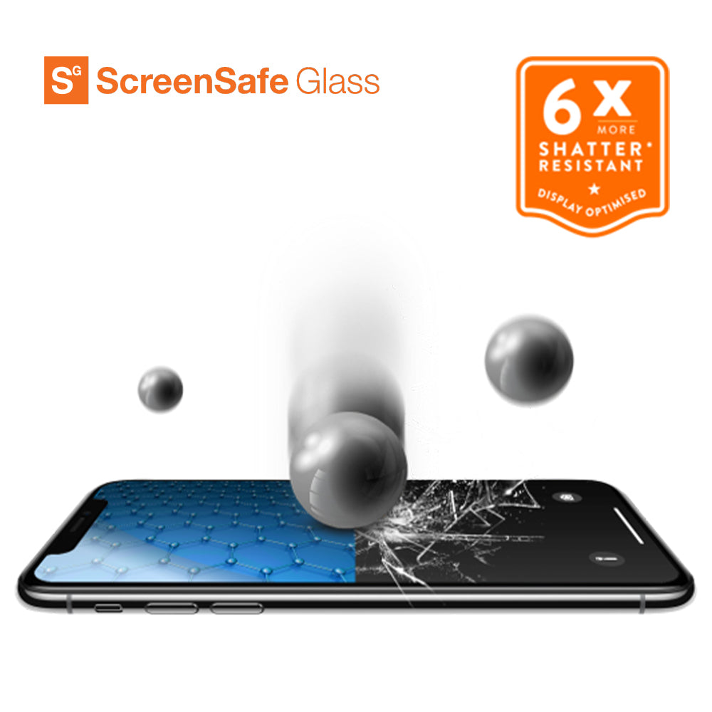 EFM ScreenSafe Glass Screen Armour with D3O - For iPhone SE/ 8/ 7/ 6/ 6S