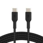 Belkin BoostCharge USB-C to USB-C Braided 1M Cable - Universally compatible - Black