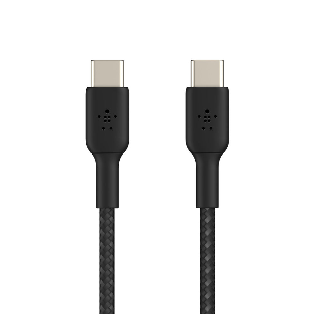 Belkin BoostCharge USB-C to USB-C Braided 1M Cable - Universally compatible - Black