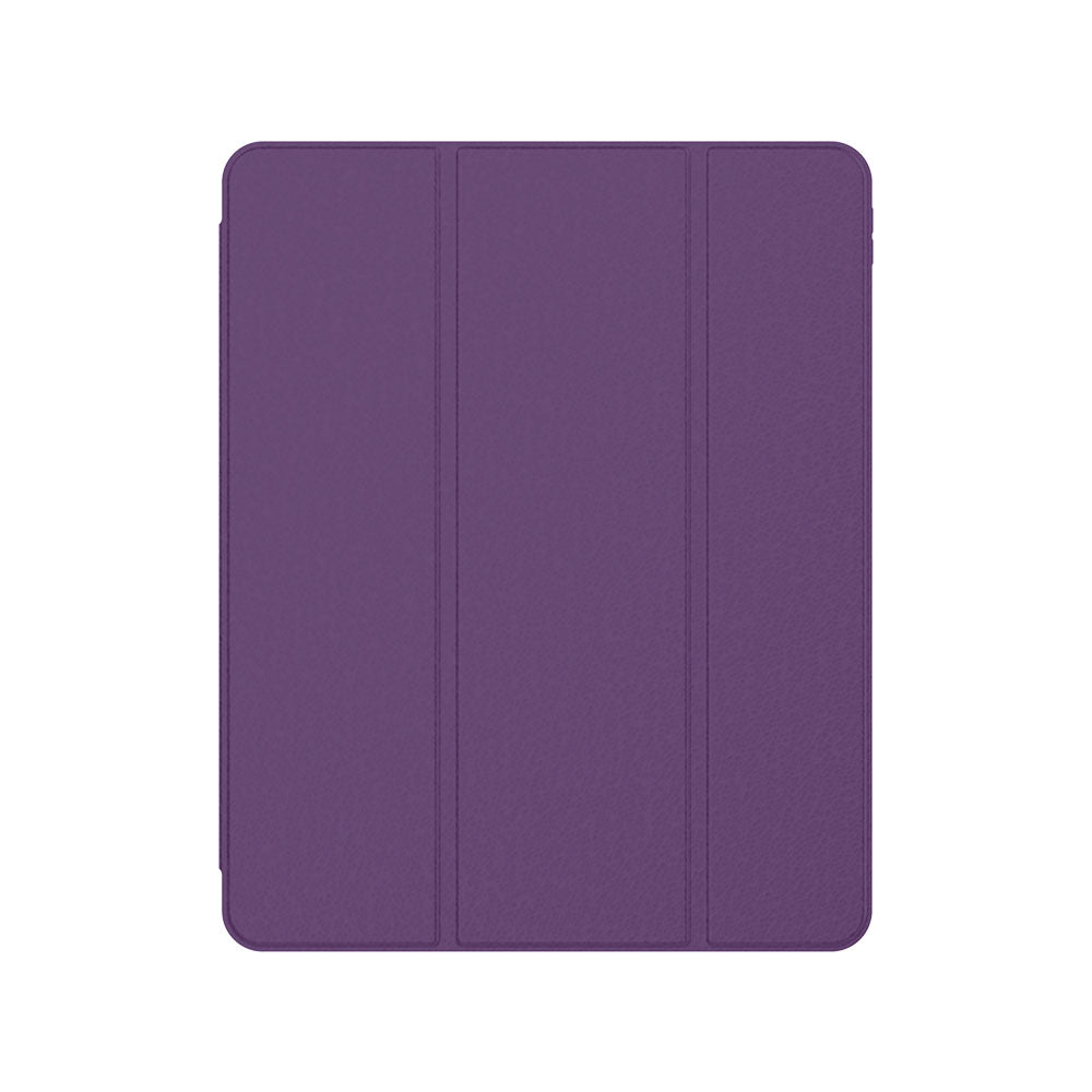 EFM Aspen Folio Case Armour with D3O & ELeather - Suits iPad Pro 12.9 - Purple