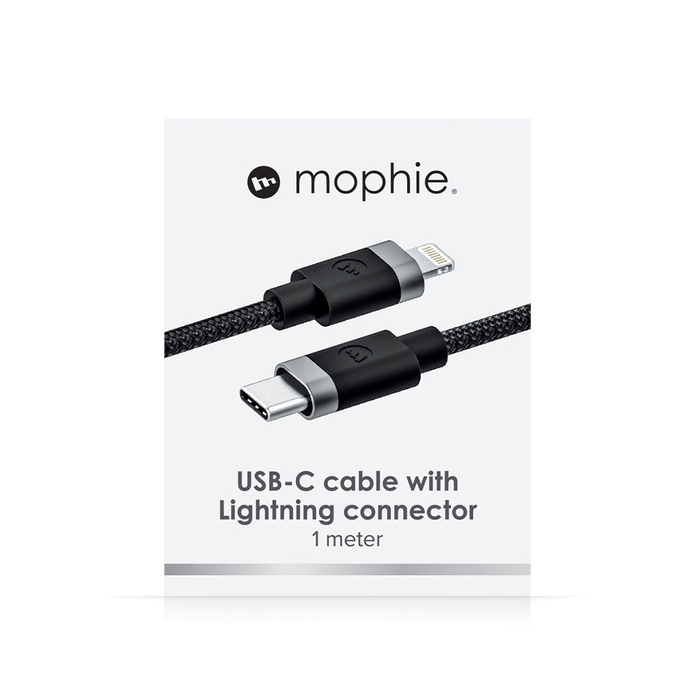 mophie USB-A Cable with Lightning Connector (1 m)