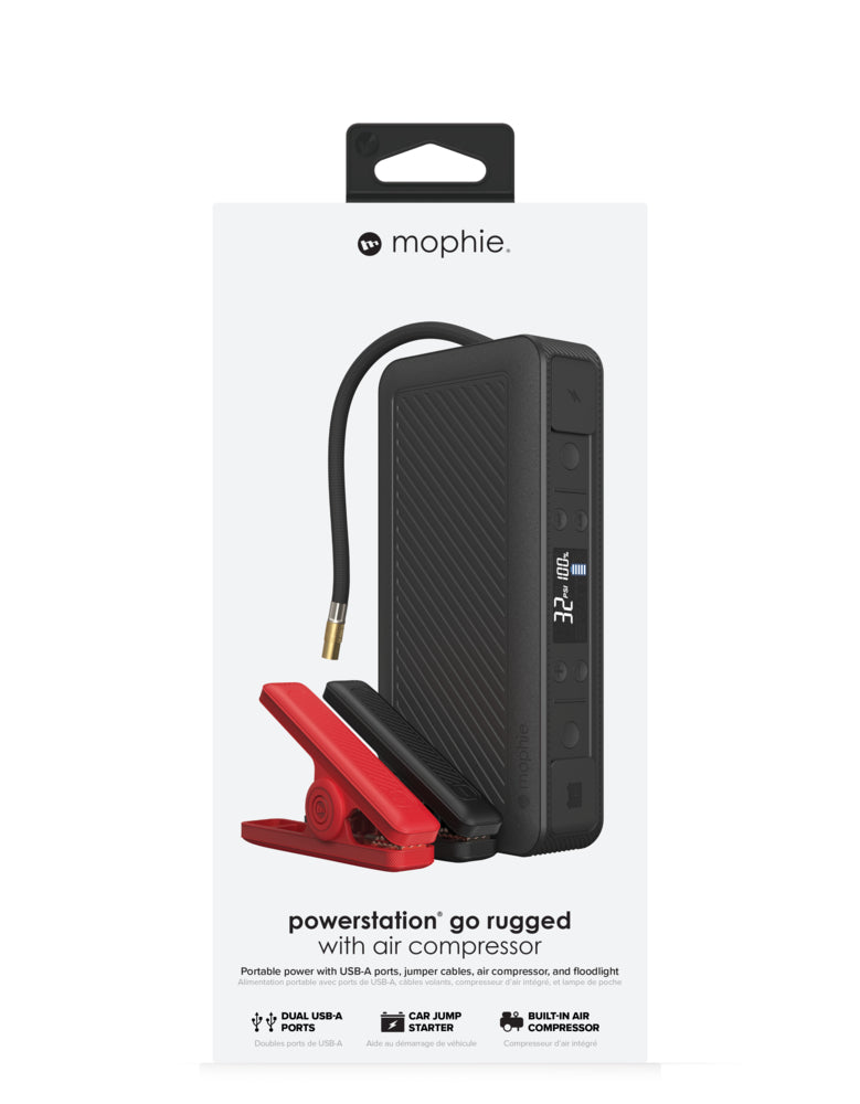 Mophie Rugged Universal Battery - Powerstation GO with Air Compressor
