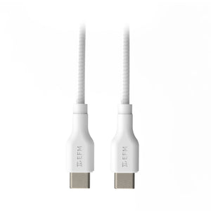 EFM Type-C to Type-C Braided Cable - 2M Length