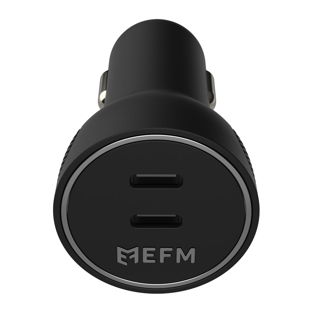 EFM 60W Dual Port Car Charger - With Power Delivery and PPS