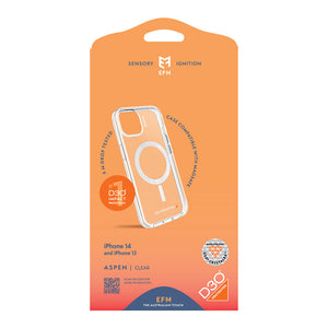 EFM Aspen Case Armour with D3O Crystalex - For iPhone 13 (6.1")/iPhone 14 (6.1")