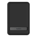 Belkin BoostCharge Magnetic Wireless Power Bank 5k + Stand - Black