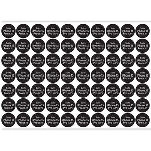 Compatibility Sticker ATOL - Circle for iPhone 15 Pro (70pcs x sheet) - For iPhone 15 Pro