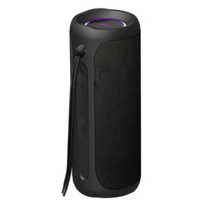 EFM Austin Bluetooth Speaker with LED Colour Glow - Charcoal Black