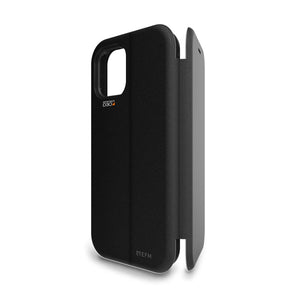 EFM Miami Wallet Case Armour for iPhone 12 Pro Max - Smoke Black open