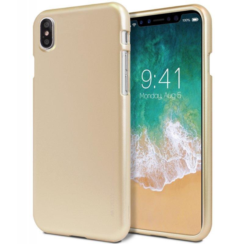Mercury iJelly Metal Case for iPhone XS Max - Gold