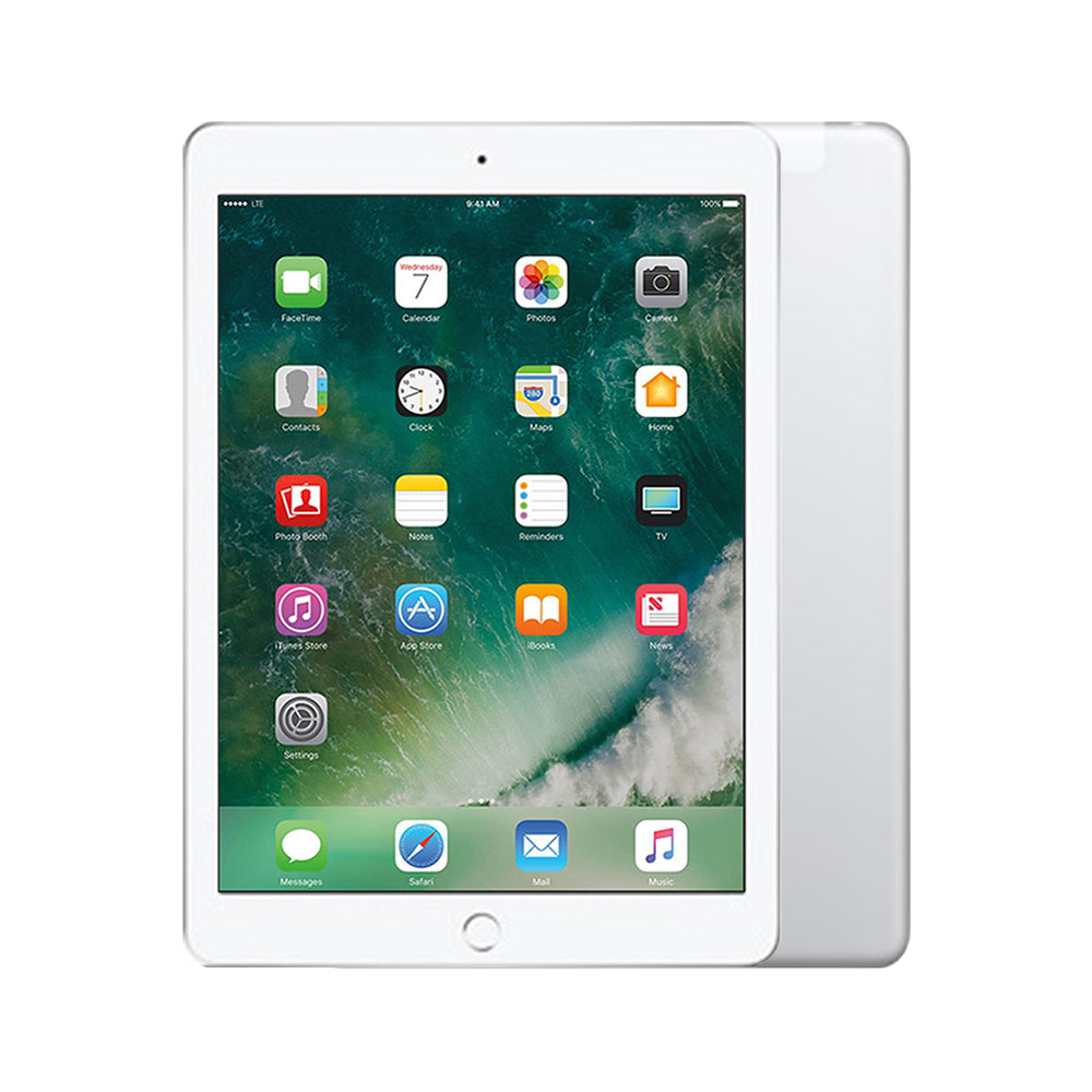 Apple iPad 5 Wi-Fi + Cellular 32GB Silver - Excellent - Refurbished