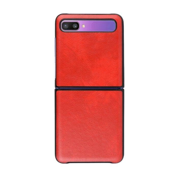 Leather Case for Samsung Galaxy Z Flip - Red