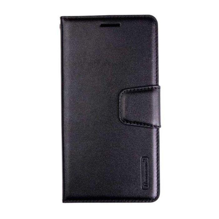 Luxury A91 Wallet Case-Black
