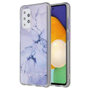Marble Case for Galaxy A12 - Purple