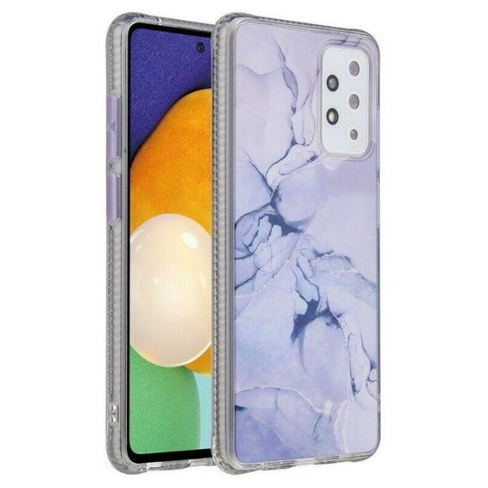 Marble Case for Galaxy A12 - Purple