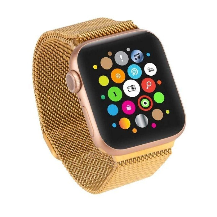 Mercury Apple Mesh Watch Band for 42mm - Gold