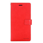 Mercury Blue Moon Diary Case for Galaxy Note 9 - Red front