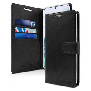 Mercury Blue Moon Diary Case for Samsung Galaxy S22 Plus - Black Android