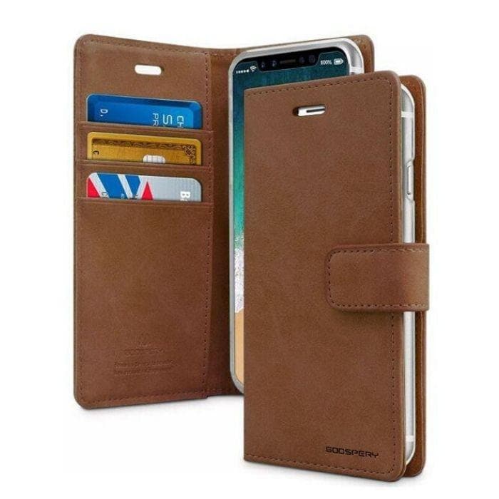 Mercury Blue Moon Diary Case for iPhone 11 Pro Max - Brown