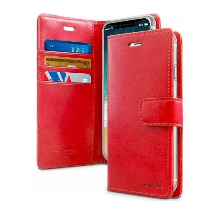 Mercury Blue Moon Diary Case for iPhone 11 Pro Max - Red