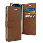 Mercury Blue Moon Diary Case for iPhone 12 - Brown Apple