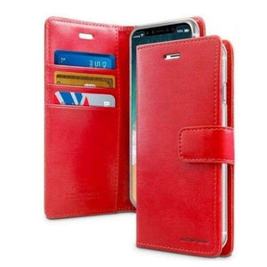 Mercury Blue Moon Diary Case for iPhone 13 Mini - Red