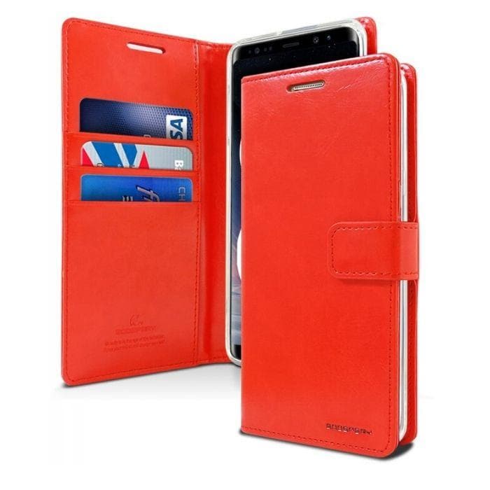 Mercury Blue Moon Diary Samsung Galaxy S8 Plus Case - Red