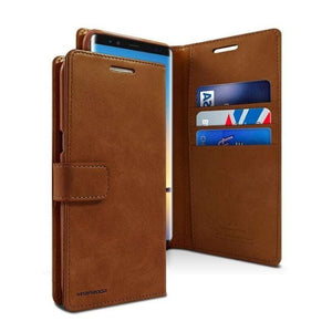 Mercury Blue Moon Diary Samsung Note 8 - Brown Android