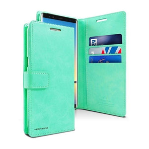 Mercury Blue Moon Diary Samsung Note 8 - Mint Android