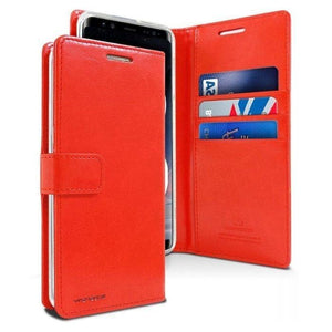 Mercury Blue Moon Diary Samsung Note 8 - Red Android