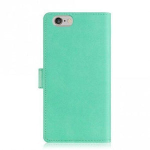 Mercury Blue Moon Diary iPhone 66s Plus Case back - Mint