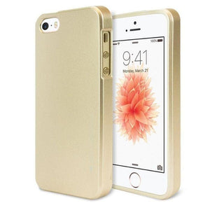 Mercury Jelly Case for iPhone 55sSE - Metal Gold