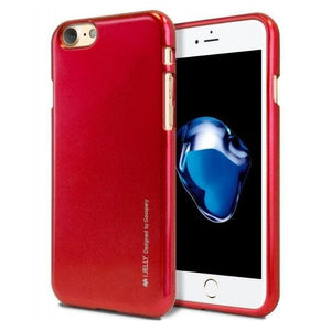 Mercury Jelly Case for iPhone 66s Plus - Metal Red Apple