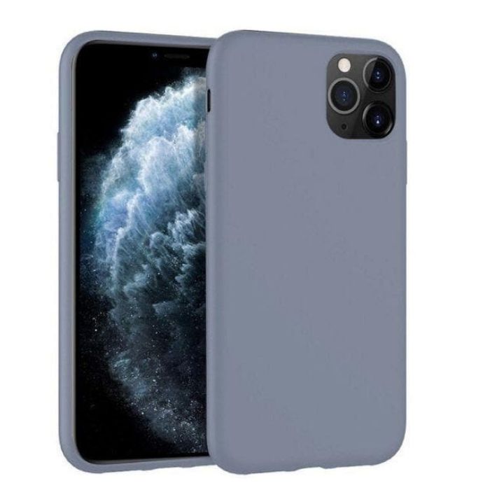 Mercury Silicone Case for iPhone 12 - Lavender Gray