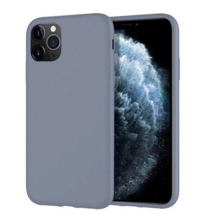 Mercury Silicon Case for iPhone 12 Max / 12 Pro - Lavender Gray