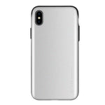 Mercury Sky Slide Bumper Case for iPhone XS Max - Silver