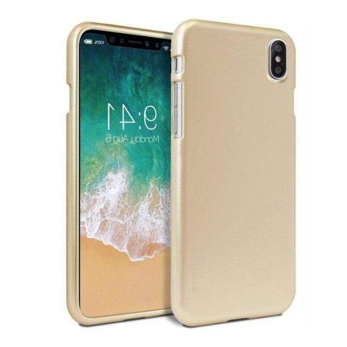 Mercury iJelly Metal Case for iPhone XR - Gold