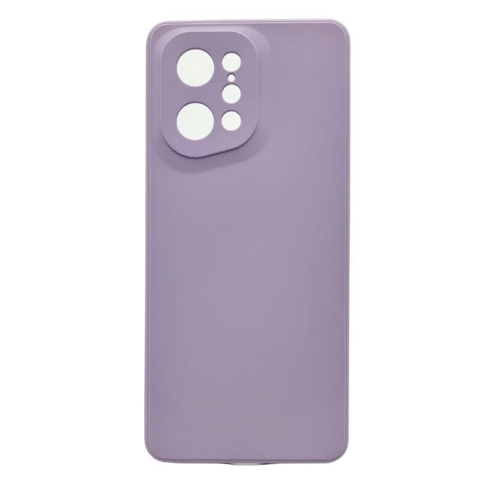 Silicone Case for Oppo Find X5 - Purple