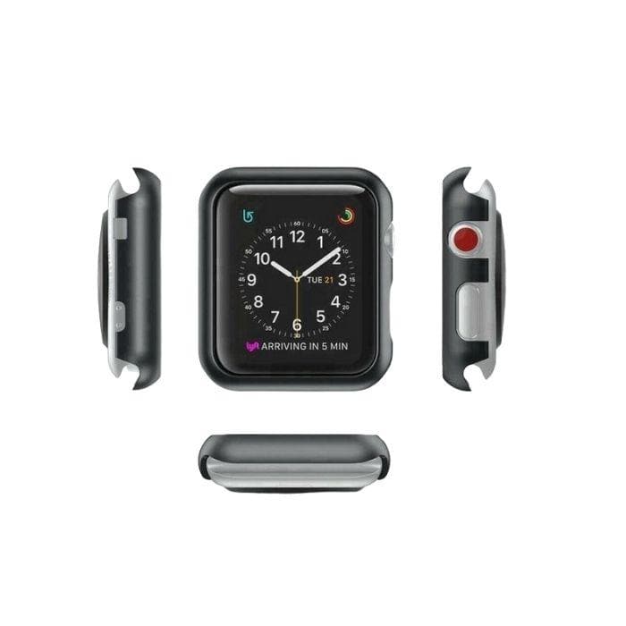 Protective Bumper Case for Apple Watch 38mm - Black protector