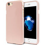 Metal Rose Gold Jelly Case for iPhone 6/6s Plus
