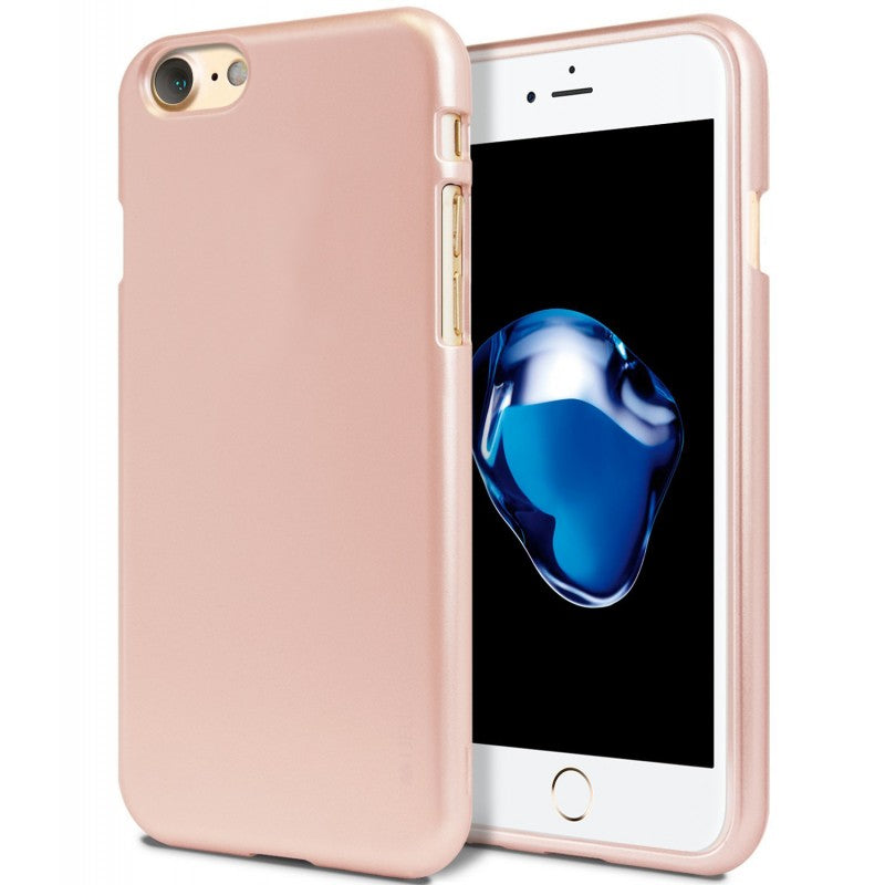Mercury Jelly Case for iPhone 6/6s Plus - Metal Rose Gold