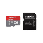 SanDisk Ultra microSDHC 16GB adapter