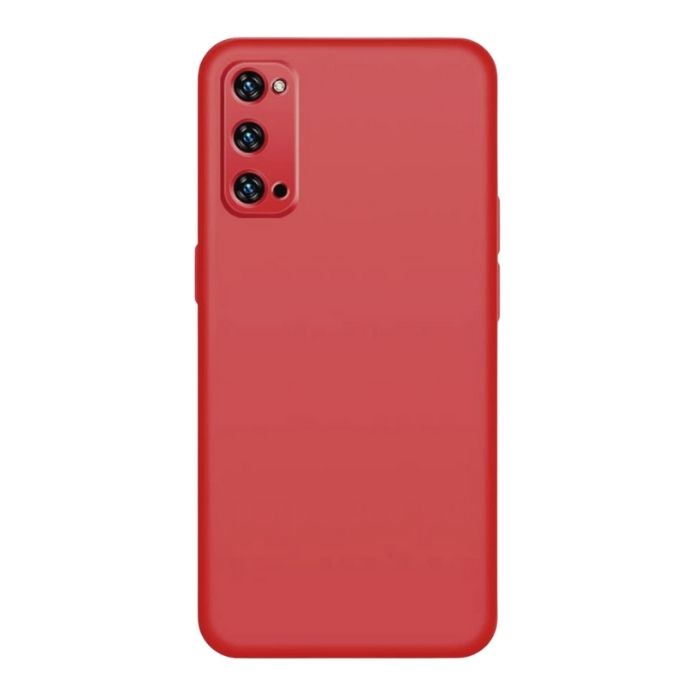 Silicone Case for Oppo A52 - Crimson Red