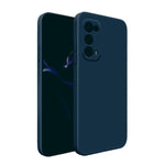Silicone Case for Oppo A52 - Dark Blue cover