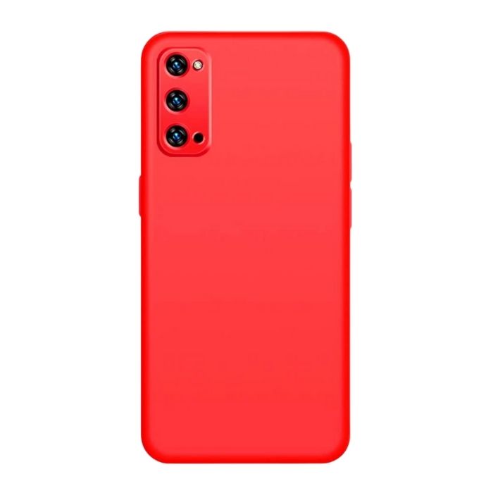 Silicone Case for Oppo Find X2 Lite - Red