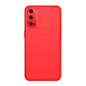 Silicone Case for Oppo Find X2 Pro - Red