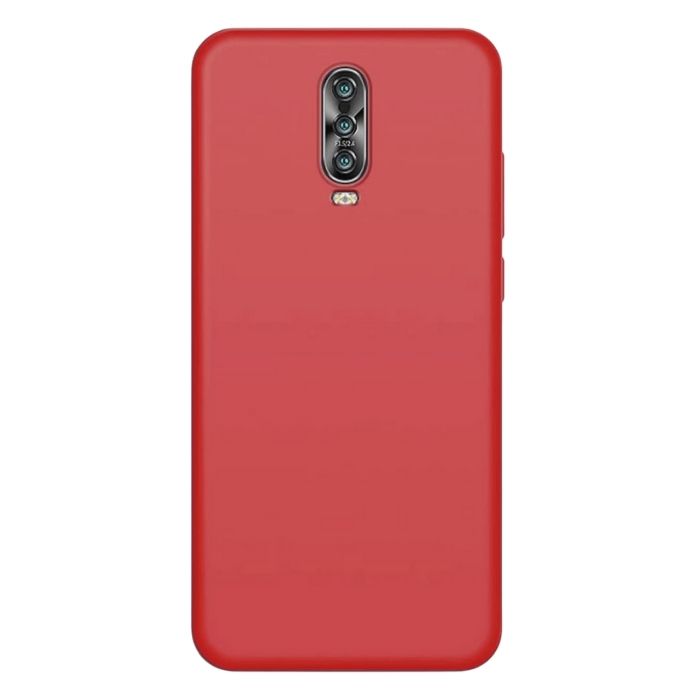 Silicone Case for Oppo R17 Pro - Crimson Red